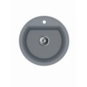 Granitna sudopera MILO ESSENCE O51 Diamond grey sa sifonom