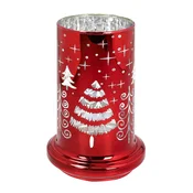 Tognana LED sveca Christmas Starry, 15 cm, Crvena