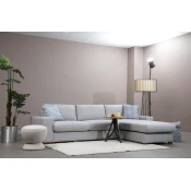 Atelier del Sofa Ugaona garnitura Loop 12 95x85x290cm Svetlosiva