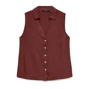 VERO MODA Bluza VMMYMILO  vinsko rdeča