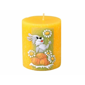 eoshop sveča HARE CILINDER Velikonočni rezbar d6x7cm