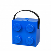 LEGO® škatla za prigrizke z ročajem - modra