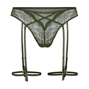 Hunkemöller Tangice Isabelle temno zelena