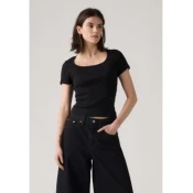 Levis for woman. 003PU-0001 Essential T-shirt black (L), Casual, Cotton, Short sleeve