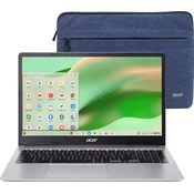 Acer - Chromebook 315 - 15.6 Full HD Laptop - Intel Celeron N4500 - 4GB LPDDR4X - 64GB eMMC - Protective Sleeve – Silver - Sparkly Silver