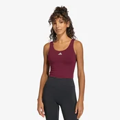 Majica s tankom adidas 3 Stripes Studio All Me Light Support Tank Top Maroon M