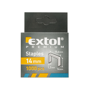 Sponke EXTOL, pakiranje 1000 kosov, 14 mm, 10,6 x 0,52 x 1,2 mm 8852205