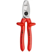 Knipex izolovane makaze za kablove sa dvostrukom oštricom 200mm (95 17 200)