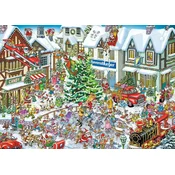 Ravensburger - Puzzle Ray Nicholson: Božič - 1 000 kosov