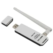 TP-Link Wi-Fi USB Adapter 150Mbps High Gain, USB 2.0, 1x eksterna antena