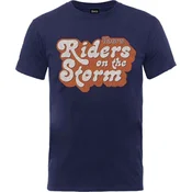 The Doors Riders on the Storm Logo Navy Blue XL Majica