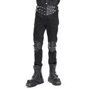 Moške hlače DEVIL FASHION - Black Gothic Punk - PT260
