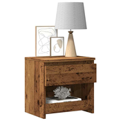 Nocni ormarici 2 kom staro drvo 40x30x39 cm konstruirano drvo