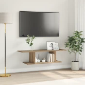 Set TV komoda Zidne Smeda 103 x 30 x 26,5 cm Konstruirano drvo