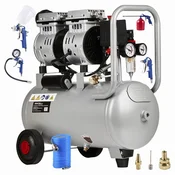 Kraft&Dele Brezoljni kompresor 24 L 8 barov 230 V 1200 W 1440 vrt/min