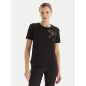 TWINSET Majica 252TT2312 Črna Regular Fit