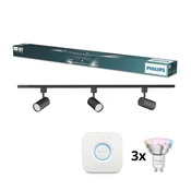 Philips - LED spot s prigušivanjem za tracnice EASYLINK HUE 3xGU10/4,7W/230V + Hue bridge