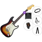 SX SST62+ /HSS SET 2 3-Tone Sunburst Električna kitara