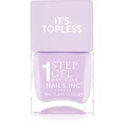 Nails Inc. It’s Topless gel lak za nohte za dolgoobstojen učinek odtenek Hailey 14 ml