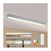 Brilagi - LED prigušiva stropno svetlo SLEEKLINE LED/40W/230V Wi-Fi Tuya srebrno + daljinski upravljac