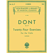 DONT:24 EXERCISES FOR THE VIOLIN OP.37