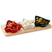 shumee Božični krožnik Prigrizki Sklede Predjedi Tapas Omake Pomake Miza
