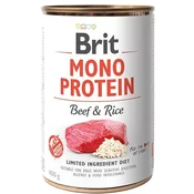 Brit BRIT Mono Protein Govedina in Riž - mokra hrana za pse - 400g, brez umetnih dodatkov, brez glutena in sladkorja