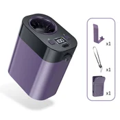 INF Priklopni prenosni mini ventilator — turbo zračni pretok visoke hitrosti, USB-polnljiv, brezrokno nosljiv ventilator za pas/obešanje Vijolična, (5000286530)