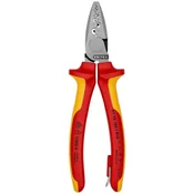 Knipex 1000V VDE izolovana klešta za krimpovanje hilzni 0,25 - 16,0 mm2 sa dodatkom za kacenje (97 78 180 T)