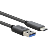 E-GREEN Kabl 3.0 USB A - USB 3.1 tip C MM 2m crni