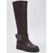 Trendyol Shoes Ženske cizme Takaw26Cz00000, Braon