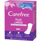 Carefree Plus Large Fresh Scent dnevni vložki 46 kos