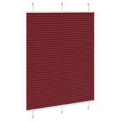 Plisirana roleta Bordeaux crvena 110x150 cm Širina tkanine