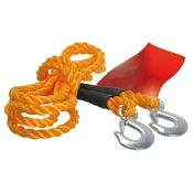 Tow rope 3t (with carabiners, yellow)