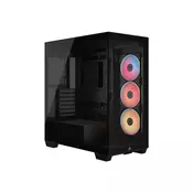 Corsair Ohišje Corsair 3500X LXR LINK TG Mid BK