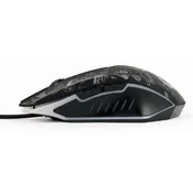 MUS-6B-GRAFIX-01 Gembird LED Opticki mis 1200-3600Dpi 6-button black 130mm USB