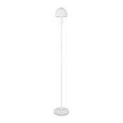 Bela stoječa svetilka s steklenim senčilom (višina 120 cm) Glenn – Trio