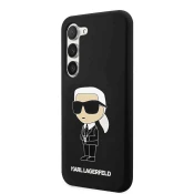 Karl Lagerfeld Karl Lagerfeld Silikonsko ohišje NFT Ikonik - Samsung Galaxy S23 (črno)