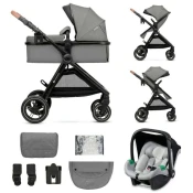 KINDERKRAFT kombinirani voziček 3v1 Esme, Moonlight Grey