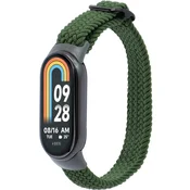 GS Najlonski pašček za Xiaomi Smart Band 10/9/8, zelen