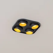 BEGA LED vgradno reflektorsko svetilo Studio Line črna/medenina, - Dnevna soba/jedilnica - bela, medeninasta - Plastika