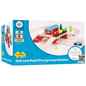 Bigjigs Rail Železniška postaja Bigjigs čez cesto