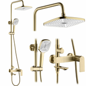 Komplet za prhanje REA STORM STORM GOLD BRUSH