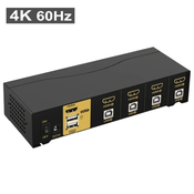 HDMI KVM USB svic CKL-94H2 4 ports HDMI 2.0 Compliant up to 4K HDTV, svic mode: push button / hotkey