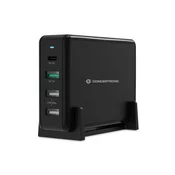 Conceptronic OZUL01B 4-Port 65W USB-PD Punjac