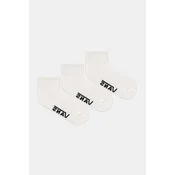 Nogavice Vans 3-pack bela barva, VN000QBXWHT1