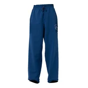 VAMOS CLO Hlače Cotton Flower indigo/bela