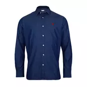 U.S. POLO ASSN. Srajca  moder denim / rdeča