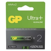 Baterija GP ULTRA PLUS alkalna LR03 AAA 2 kos 2/1