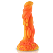 HiSmith WDD004-M Wildolo Beleala Dragon Monster Dildo Suction Cup 8.20 Orange